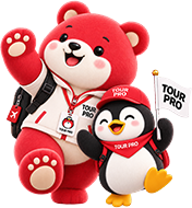 มาสคอต TOUR PRO หมีและเพนกวิน