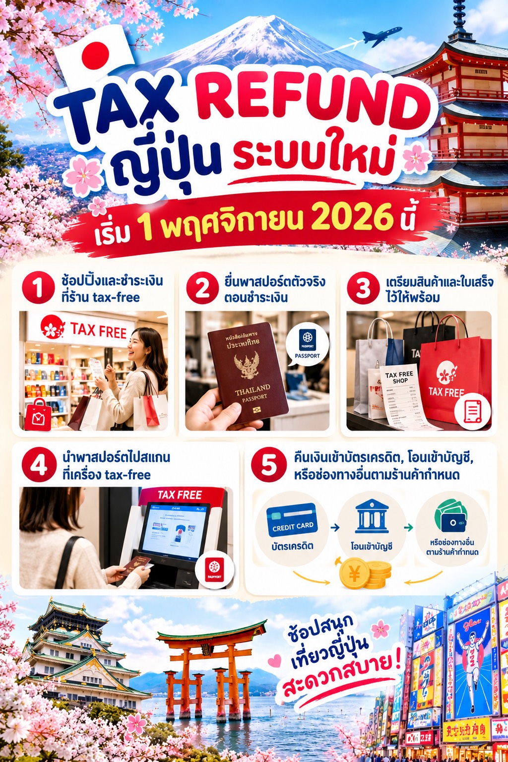 tax refund ญี่ปุ่น2026